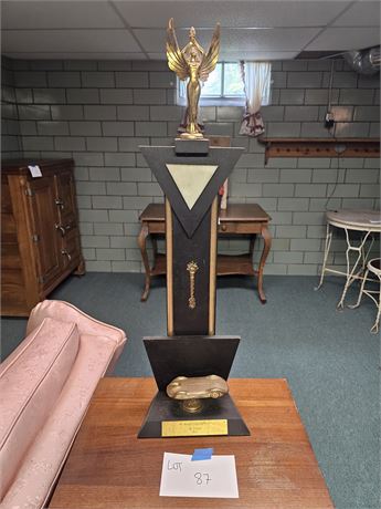 Vintage Oilers Car Show 1st Place 1961 Trophy