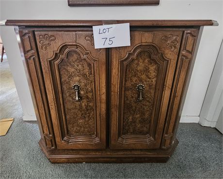 Plastic & Wood Vintage Cabinet