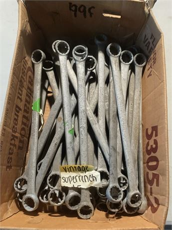 J.H. Williams & Co. Superrench Double Box End Wrench Lot
