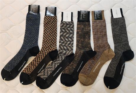 6 Pairs Jhane Barnes Socks