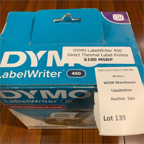 DYMO LabelWriter 450 Direct Thermal Label Printer