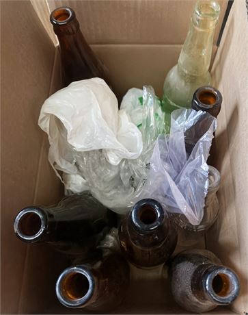 Glass Bottle Lot - Renner Brewing Company, Crockery City Brewing Company & More