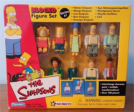 The Simpsons Blocko Figures Set