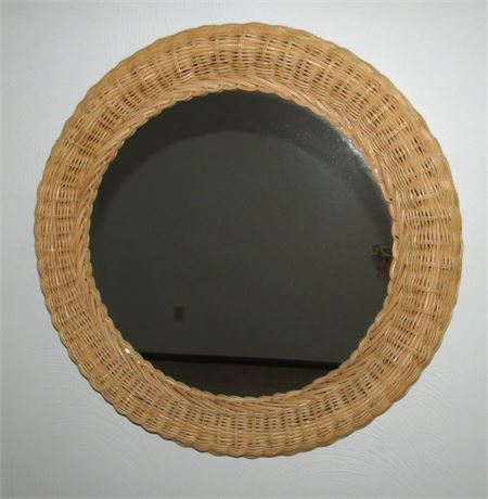 Wicker Wall Mirror