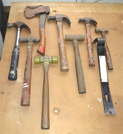 Hammers, Nail Puller, Hatchet