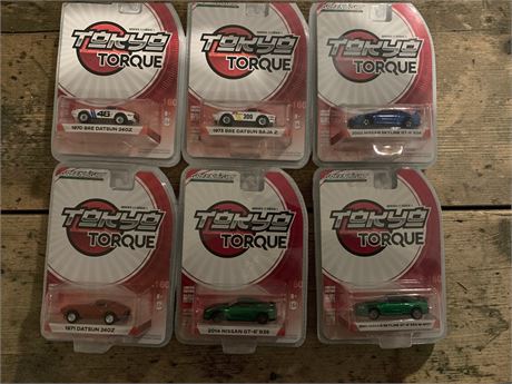 Greenlight Tokyo Torque Series 1 Cars Lot of 6
