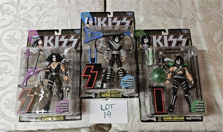 Vintage 1997 McFarlane Toys "Kiss" Ultra Action Figures- Peter Criss, Ace Frehle