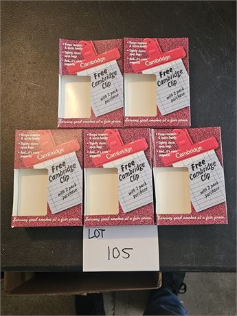 Cambridge Chip Clip Lot- Old Store Stock