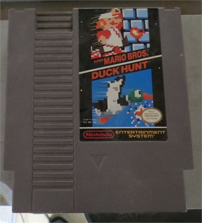 Nintendo Mario Brothers, Duck Hunt Game Cartridge