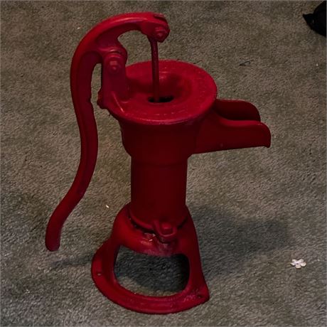Antique Cast Iron The Goulds Hand Water Pump - 19"T