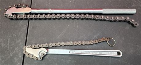 Ratcheting Chain Wrenches