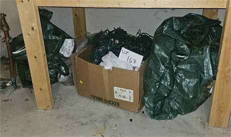 Large Lot Of Mixed Christmas Lights- Indoor & Outdoor