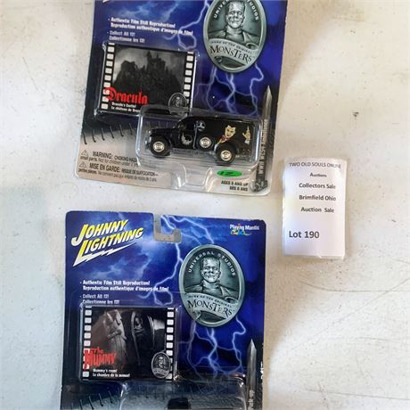 Johnny Lightning 2004 Universal Studios Monsters Die-Cast Vehicles