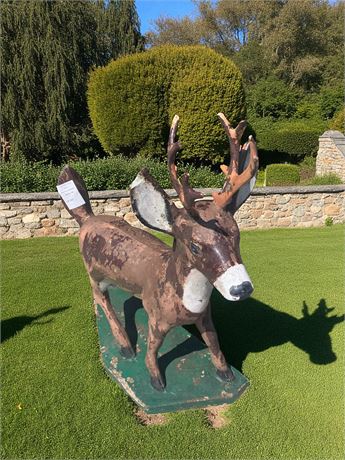 Cement Male Buck/Deer Garden Statue
