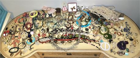 Large Assortment of Costume Jewelry