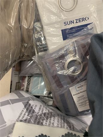 Linen Lot - Curtains, Pillow Covers & More