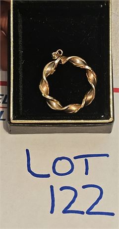 10K Gold Pendant 1.0 dwt