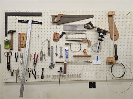 Workshop Wall Cleanout: Hand Tools / Snap-On / Wood Tools & More