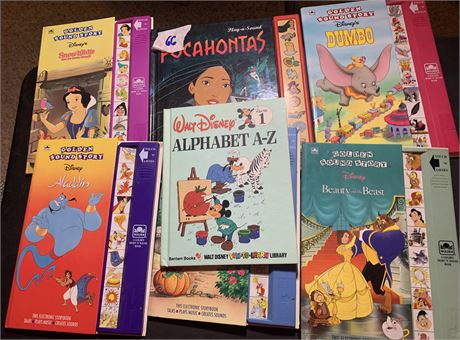 Disney Play and Sound Children's Book Lot