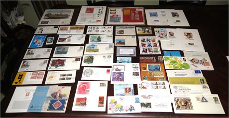 Mixed Lot of Stamps on Postcards, Envelopes, Etc