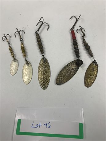 Lot of 5 Lures - CP Swine # 3, 4, 6