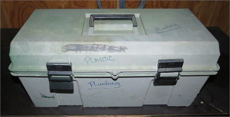 Toolbox with Plumbing Supplies