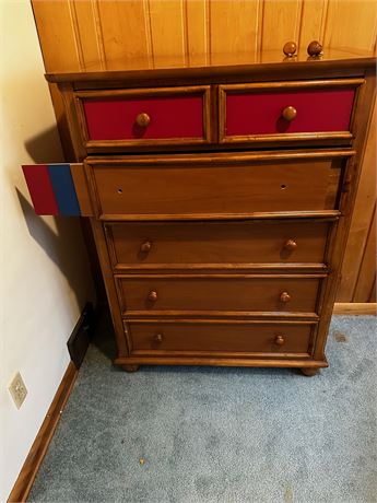 Chest of Drawers- with changeable wood fronts