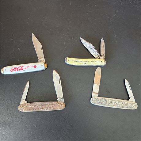 Vintage Advertising Pocket Knives