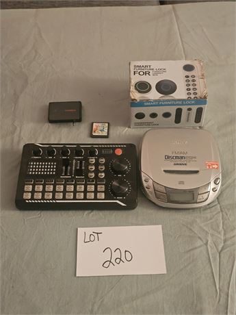 Mixed Electronics - Sony Diskman, Smart Furniture Lock, & More