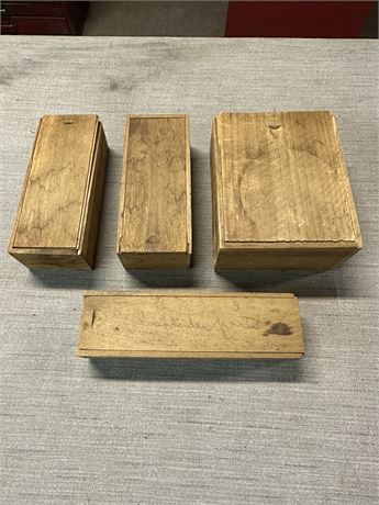 Wooden Cigar Box Lot