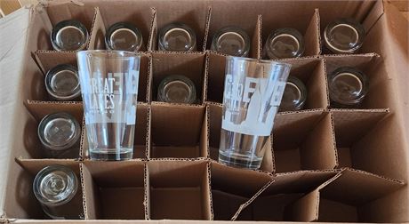 (14) Cleveland Great Lakes Glasses