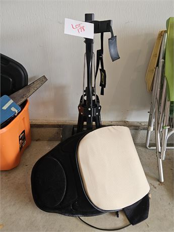 Gold Caddy & Heated Chair Cushion