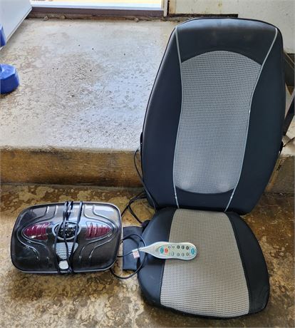 Home Medics Foot Massager, Back Massager