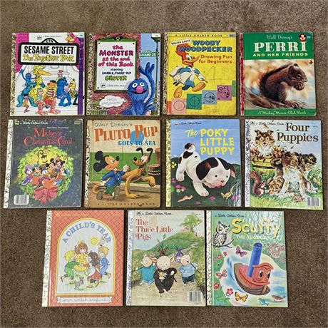 Little Golden Books Lot - All Vintage