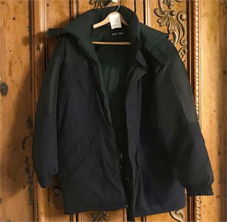 Dark Blue Bear Force Mens Raincoat W/Removable Liner (XL)