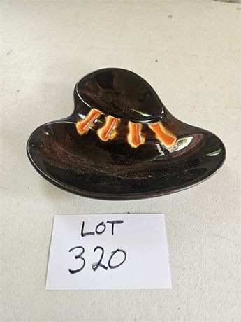 MCM Drip Glaze Ashtray