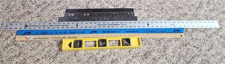 Rulers, Yardsticks, Level