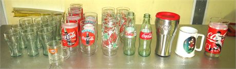 Coca-Cola Glasses, Bottles