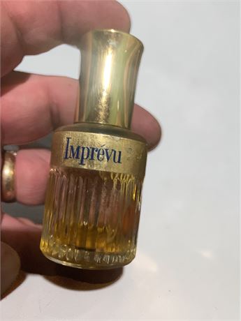 Imprévu Perfume by Coty Created By Perfumer Bernard Chant Ribbed Glass Bottle