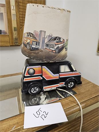 1979 Arrow Custom Handicraft Van Lamp with Original Shade