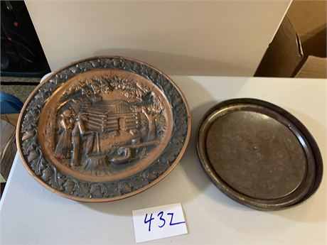 Coppercraft guild wall platter