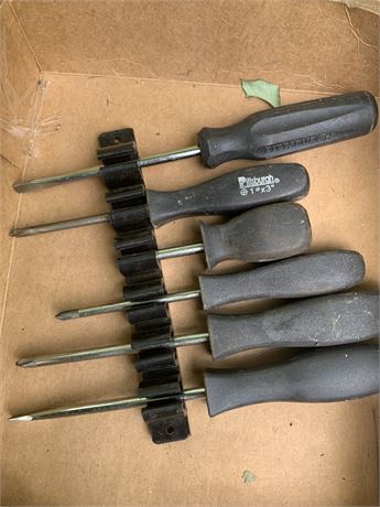 Screwdriver Set 6 Pieces Misc Types & Sizes