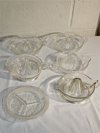 Mixed Clear Glass Juicers