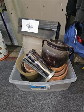 Mixed Flower Pot Lot