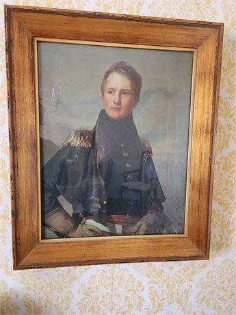 Framed Artwork -Major Thomas Biddle