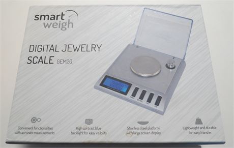 Smart Weigh Digital Jewelry Scale