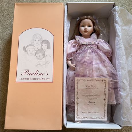 Pauline's Limited Edition Doll "Antonia" #425/950 w/ COA & Box