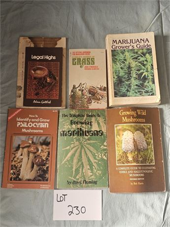 Vintage Books -Growers Guide To Mushrooms & More