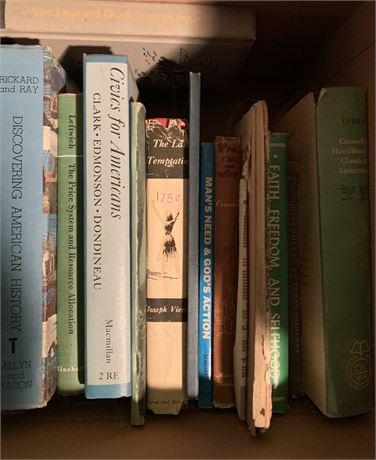 Vintage Book Lot - History, Sports & More