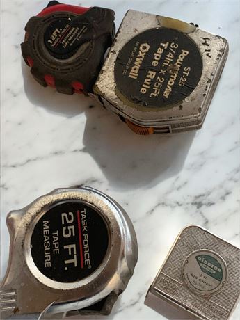 Oxwall & Task Force Tape Measure Lot
